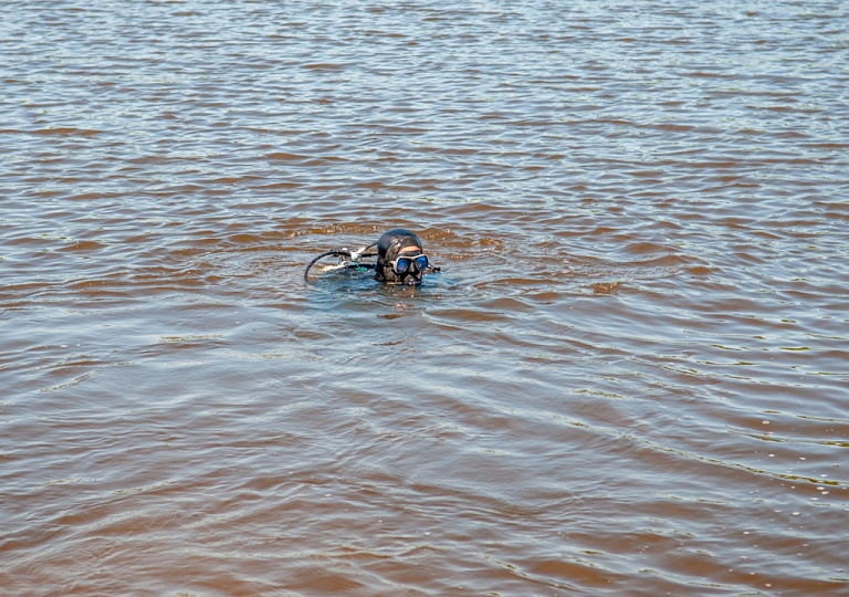 Перед открытием купального сезона наши водолазы обследовали места массового отдыха