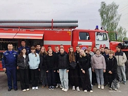 Школьники побывали в гостях у гордеевских пожарных