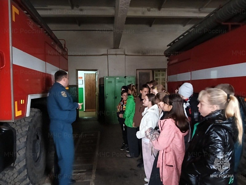 В Унечской пожарно – спасательной части провели день открытых дверей